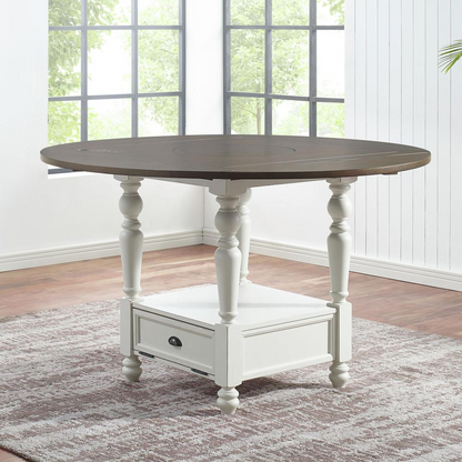 Joanna 5-piece counter height dining set by Start2Finish with four chairs and a matching table, featuring a modern wooden finish.