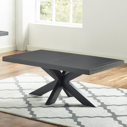 Start2Finish Harris cocktail table with wooden top and metal legs, ideal for modern living room or lounge area.