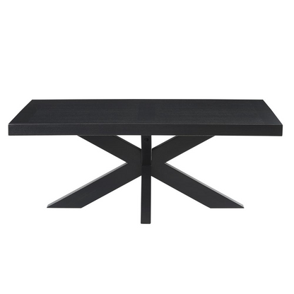 Start2Finish Harris cocktail table with a sleek wooden surface and sturdy metal legs, ideal for modern living spaces.