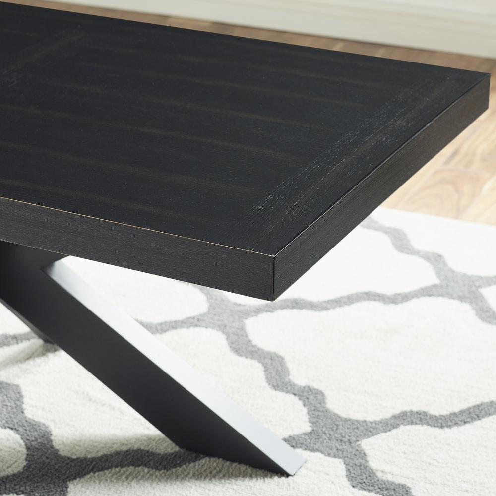 Start2Finish Harris cocktail table with a sleek wooden surface and modern design, ideal for living room or lounge decor.