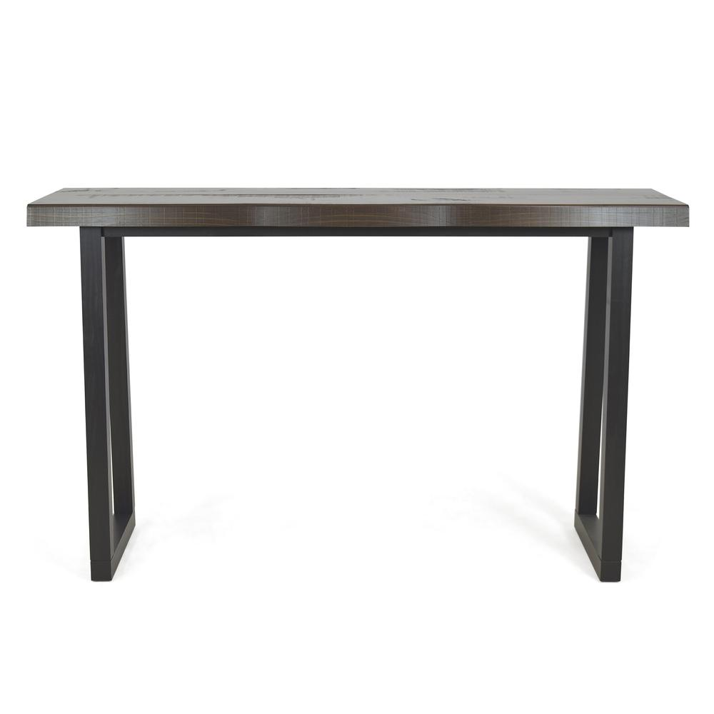 Start2Finish Jennings Live Edge Bar with natural wood finish, showcasing its rustic, handcrafted design and smooth live edge surface.