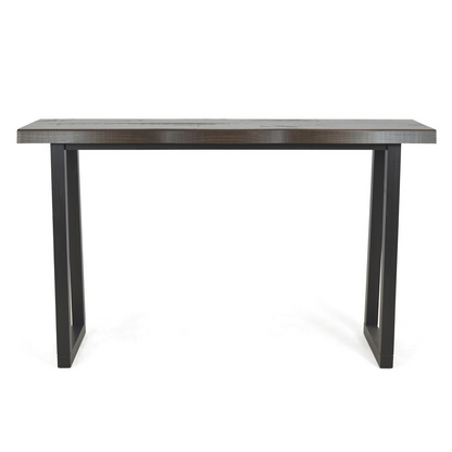 Start2Finish Jennings Live Edge Bar with natural wood finish, showcasing its rustic, handcrafted design and smooth live edge surface.