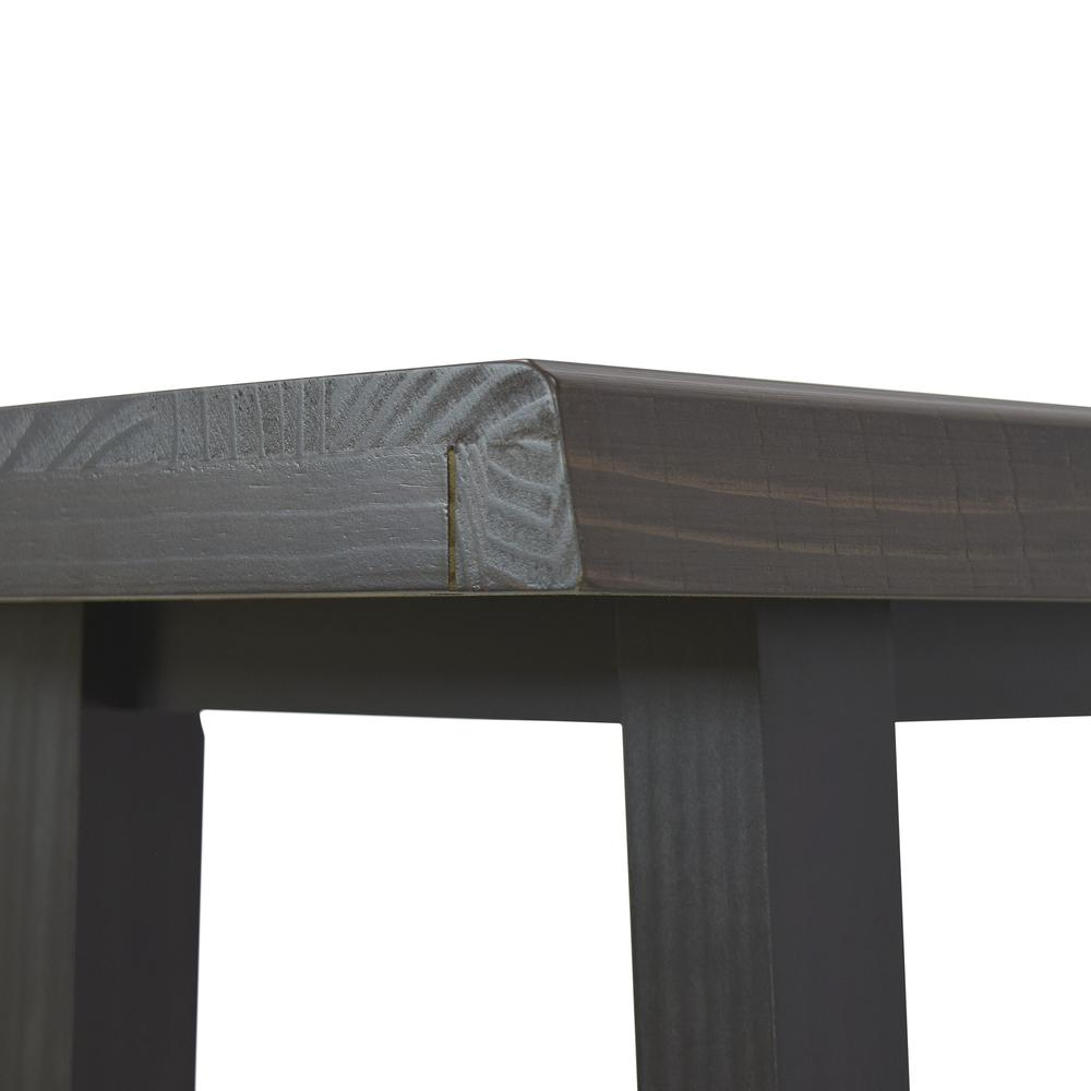 Start2Finish Jennings Live Edge Stool featuring a natural wood seat and sturdy metal legs, showcasing rustic craftsmanship.