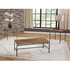 Start2Finish Tamra 3-piece occasional table set featuring modern wooden tables with sleek legs and versatile design.