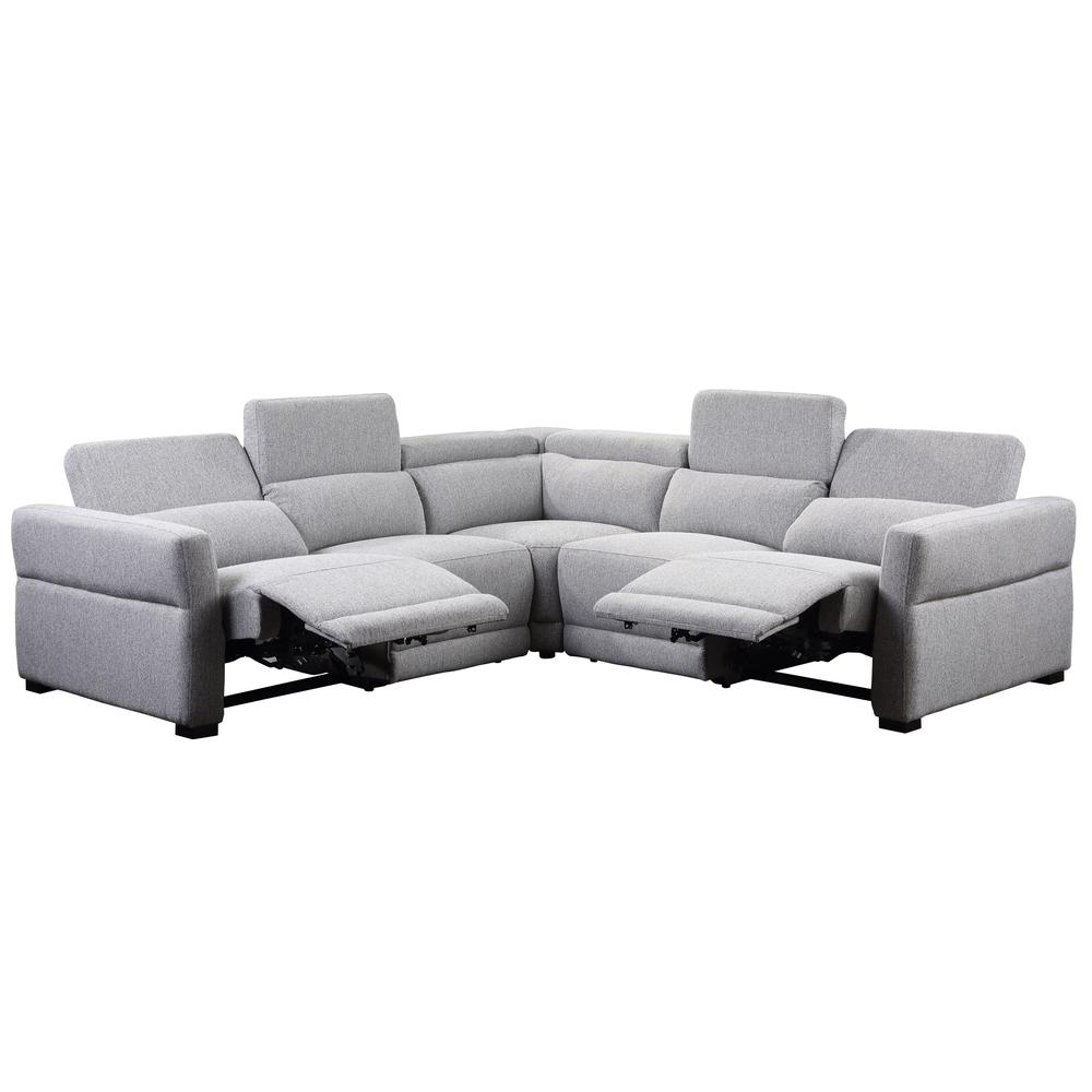 Start2Finish Isla Power Reclining Sectional sofa with plush cushions and reclining features in a modern living room setting.