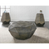 Start2Finish Donato hexagon end table with wooden finish and modern design, featuring a sturdy hexagonal shape and sleek surface.