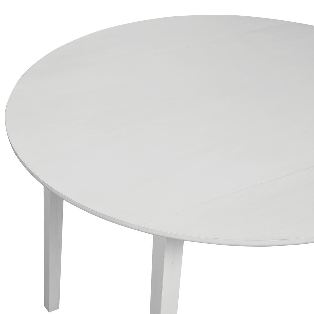 Start2Finish Naples drop leaf dining table showing wooden surface with extended leaf and sturdy legs for versatile dining space