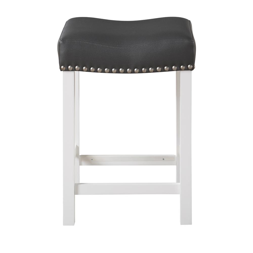 Start2Finish Zermatt Counter Stool with wooden legs and cushioned seat, ideal for kitchen or bar area.