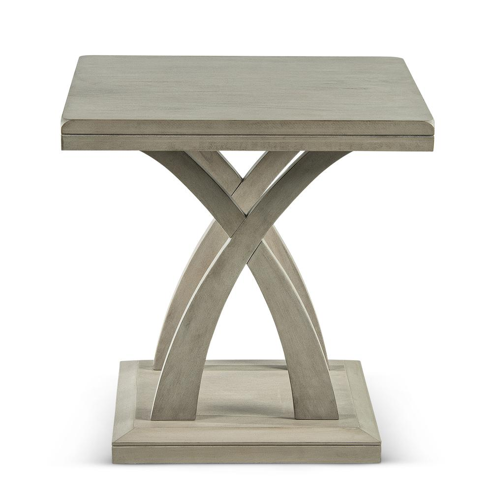 Start2Finish Jocelyn Grey End Table with sleek modern design, featuring a rectangular shape and smooth grey finish.