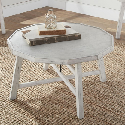 Start2Finish paisley cocktail table with wooden legs and colorful paisley patterned tabletop, ideal for living room decor.