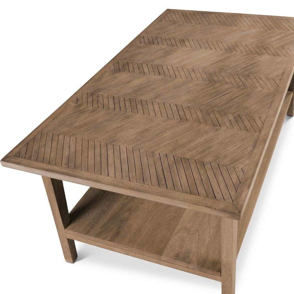 Start2Finish Milani Rectangle Cocktail Table with sleek glass top and modern metal frame for contemporary living room decor.