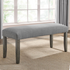 Start2Finish Emily Backless Bench showing wooden seat and sturdy legs, ideal for entryway or living room decor