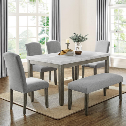 Start2Finish Emily backless bench with wooden legs and cushioned seat, ideal for entryways or living spaces.