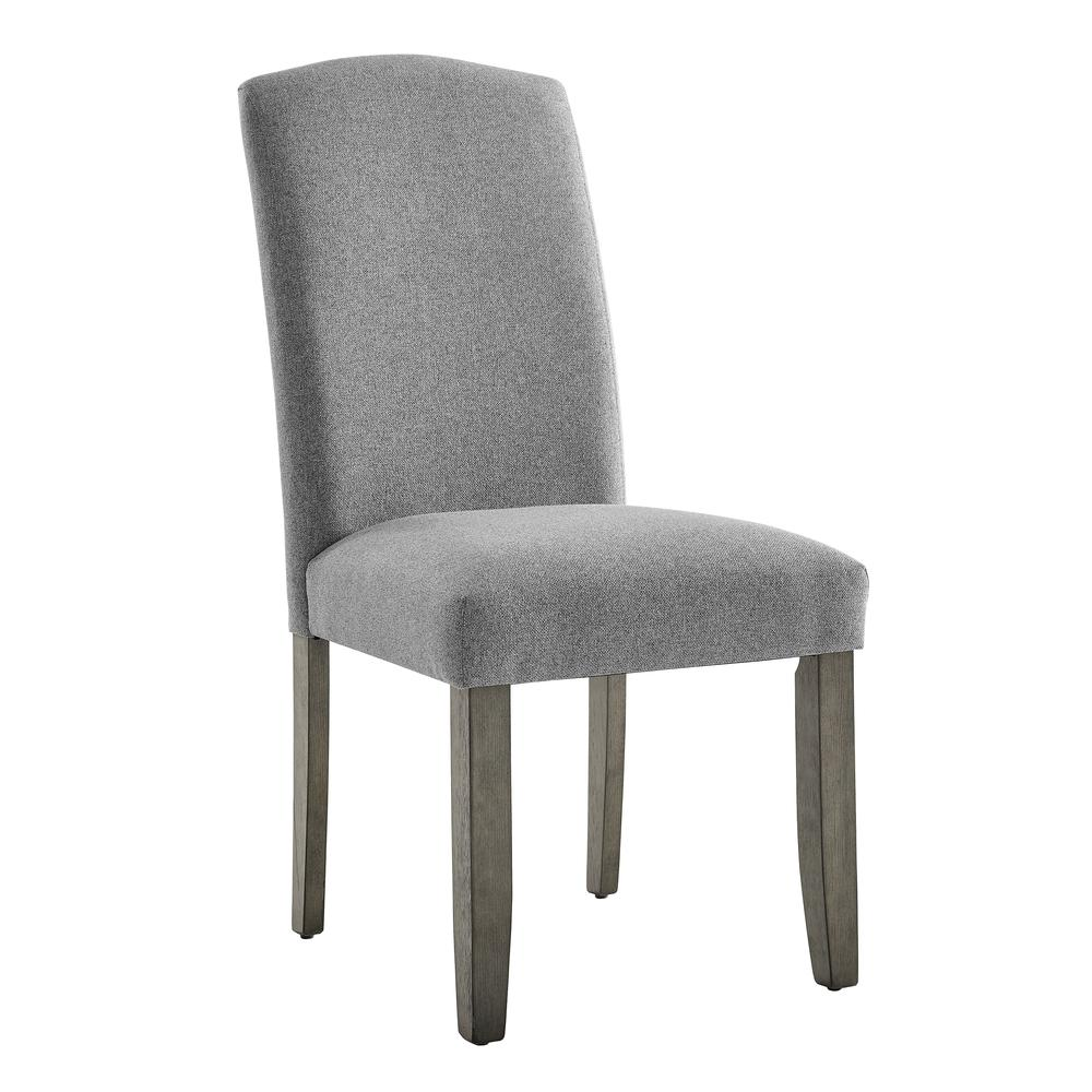 Emily dining side chair by Start2Finish with wooden frame and upholstered seat, shown in a modern kitchen setting.