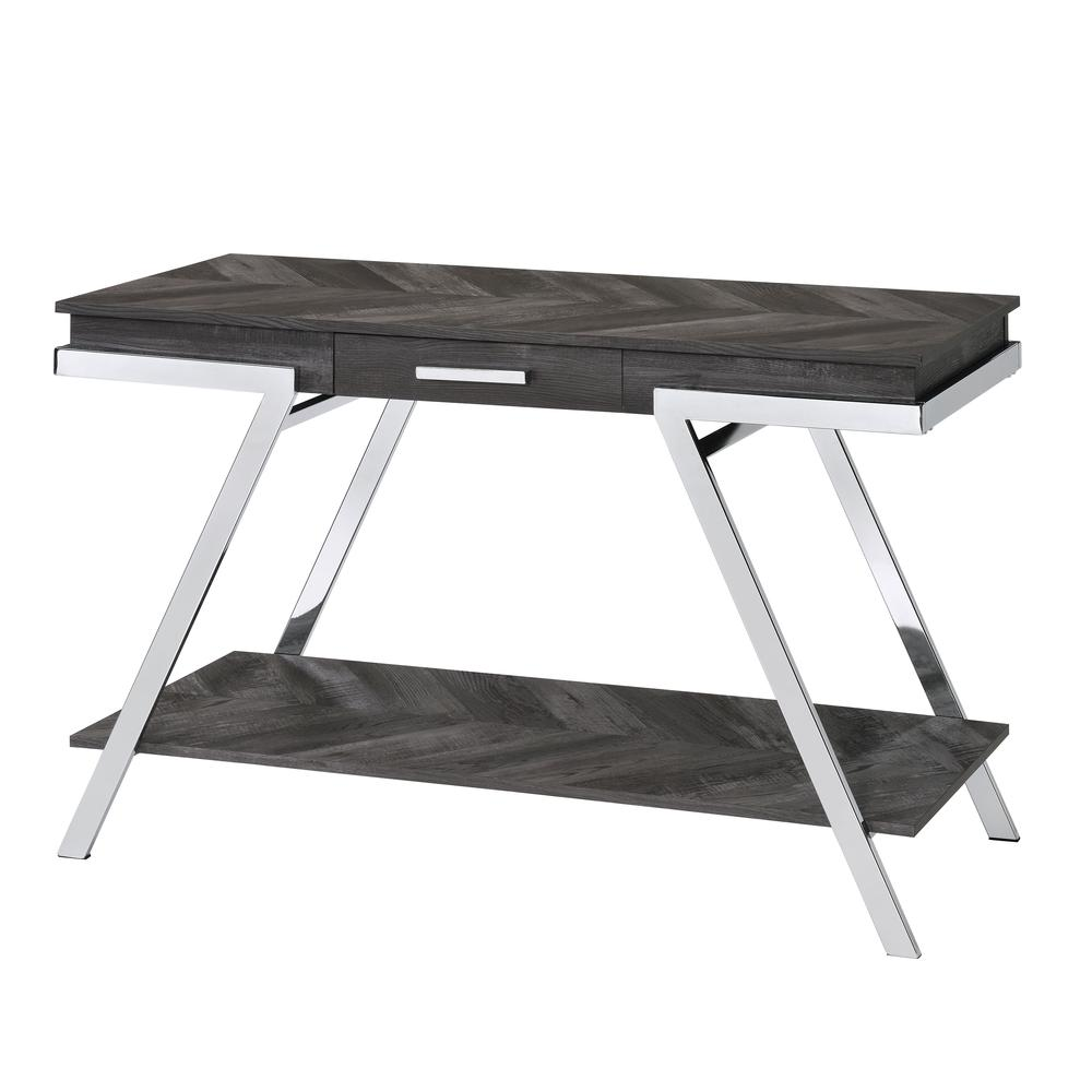 Start2Finish Roma sofa table with a sleek wooden surface and modern design, ideal for living room decor.