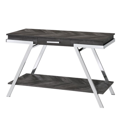 Start2Finish Roma sofa table with a sleek wooden surface and modern design, ideal for living room decor.