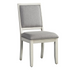 Start2Finish Canova side chair with a modern wooden frame and cushioned seat, ideal for dining or office use.