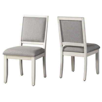 Start2Finish Canova Side Chair with wooden legs and upholstered fabric seat, showcasing a modern design.