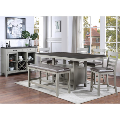 Start2Finish Hyland Counter Table showing a modern wooden furniture piece with a smooth surface and sturdy legs.