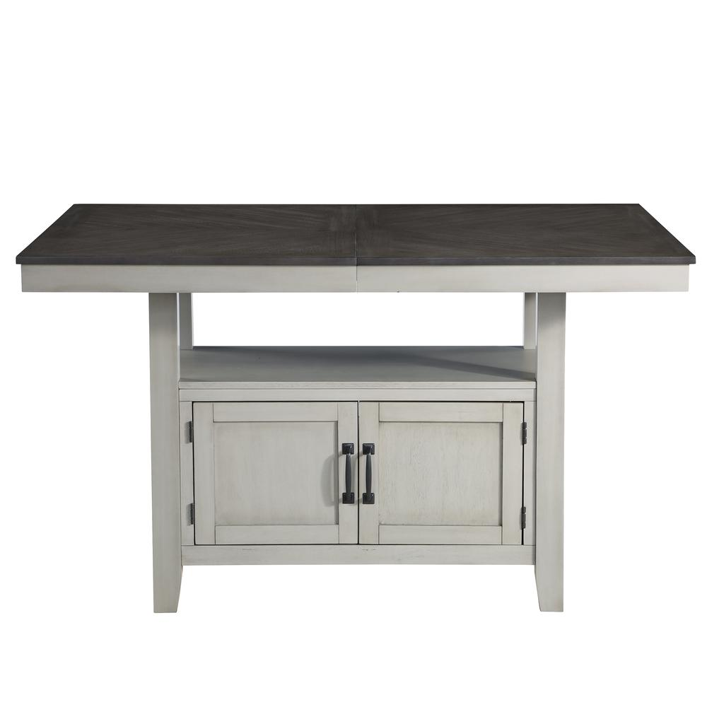 Start2Finish Hyland Counter Table, modern furniture with wooden finish and sturdy metal legs, ideal for kitchen or dining area.