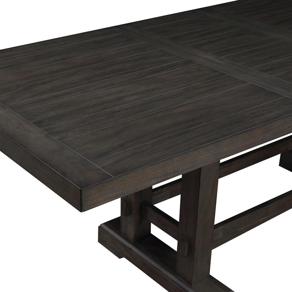 Start2Finish Napa Counter Table featuring a wooden top and sturdy metal legs, ideal for modern kitchen or dining spaces.