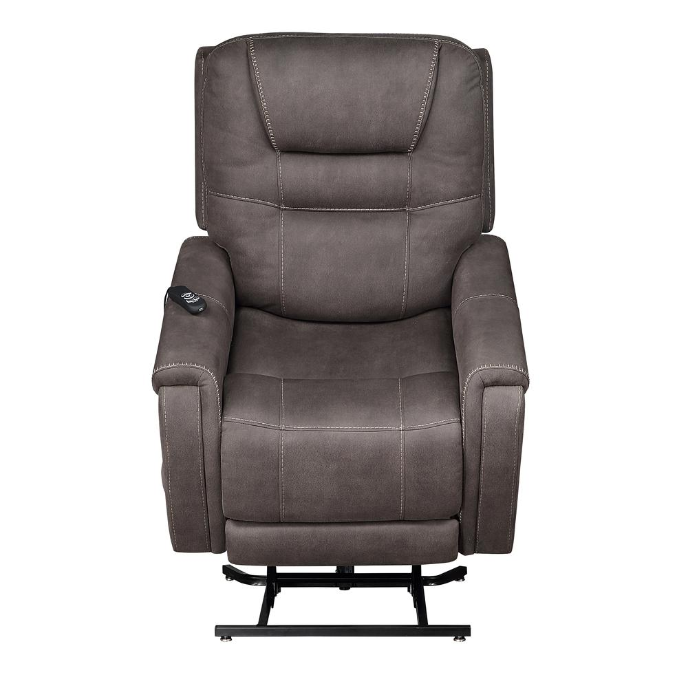 Start2Finish Brisbane Power Lift Chair with 3-position recline, plush fabric, and padded armrests for comfortable seating.