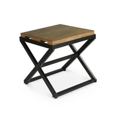 Start2Finish Topeka End Table, modern furniture piece with a sleek wooden finish and sturdy design, suitable for living room decor.