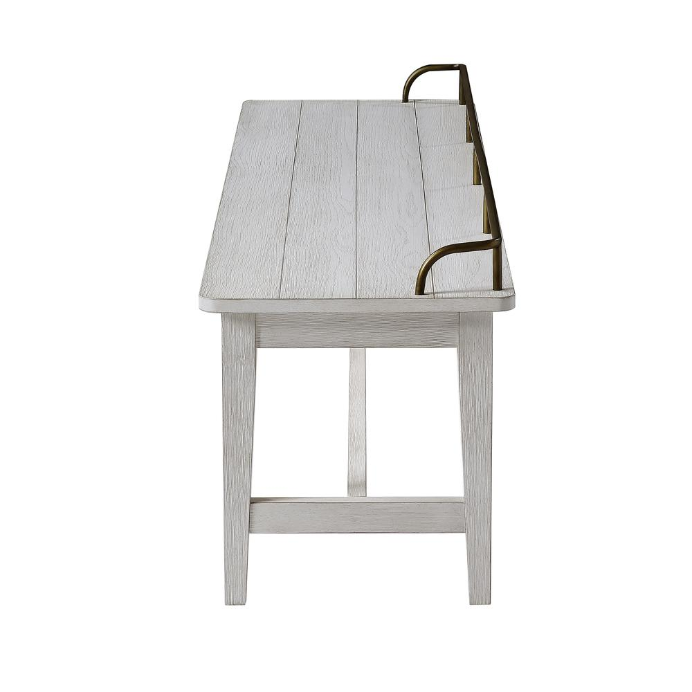 Start2Finish Pendleton dining bench with wooden legs and cushioned seat, ideal for kitchen or dining room seating.