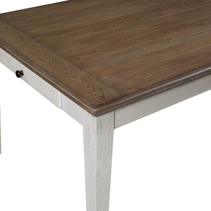 Start2Finish Pendleton Dining Table with wooden surface and sturdy legs, ideal for modern and traditional dining spaces.