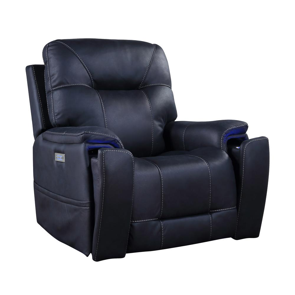 Start2Finish Lexington Power Media Recliner with plush upholstery, adjustable footrest, and built-in media tray for comfortable relaxation.