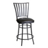 Start2Finish Stellan Swivel Counter Stool with wooden seat and metal base, showcasing a modern design and comfortable seating.