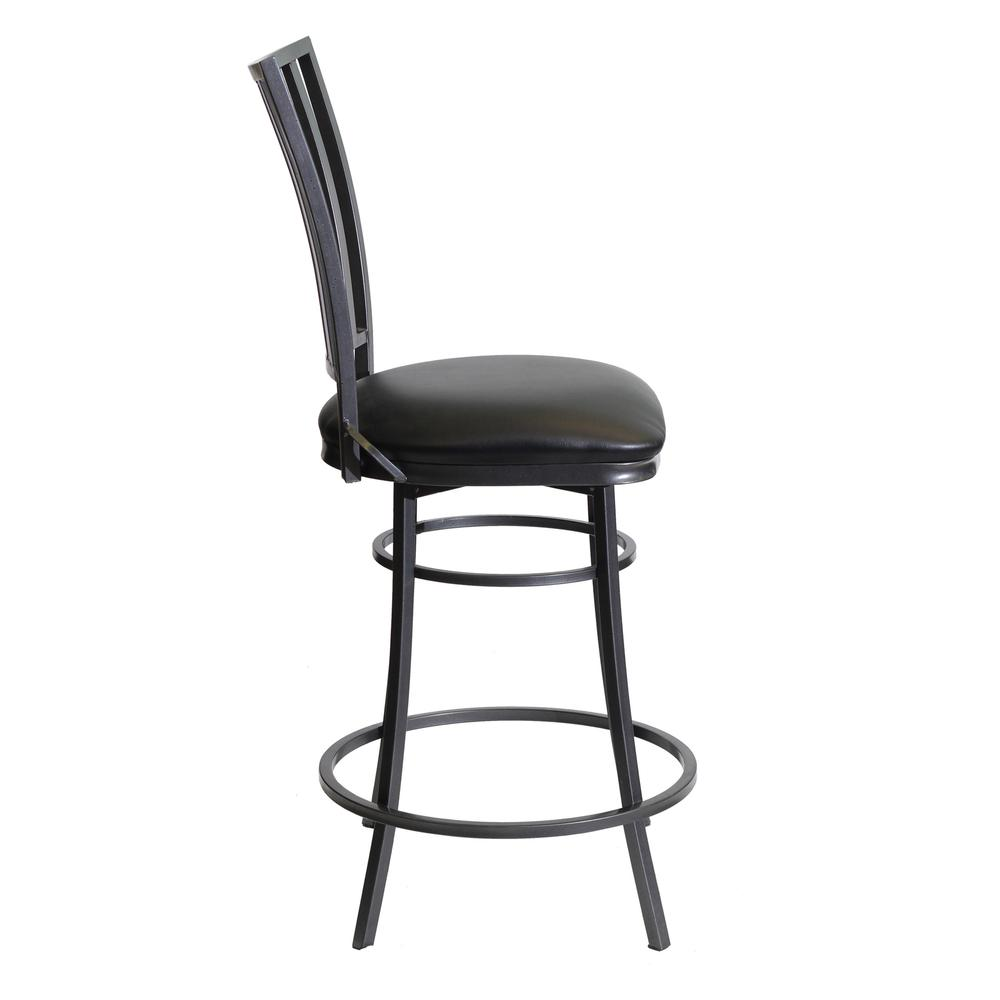 Start2Finish Stellan Swivel Counter Stool with wooden legs and cushioned seat, ideal for kitchen or bar area.