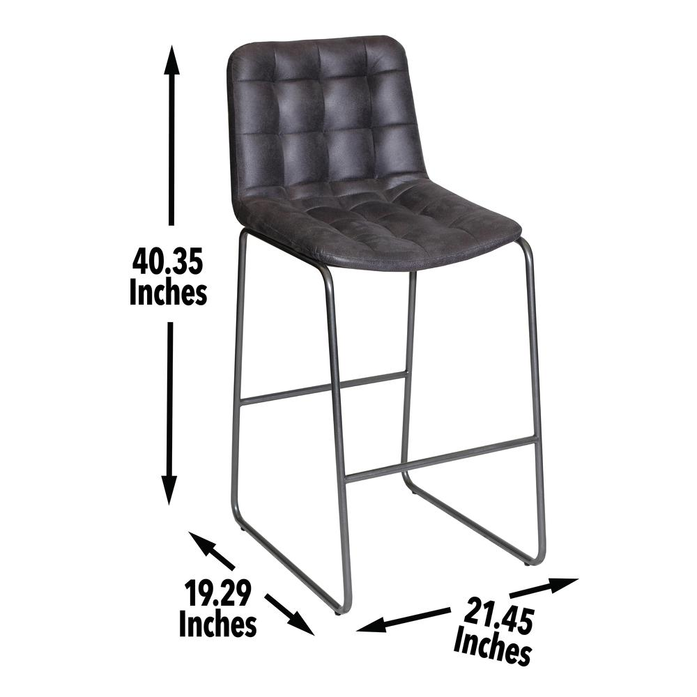 Start2Finish Westover Barstool with wooden seat and metal frame, featuring a modern industrial design.