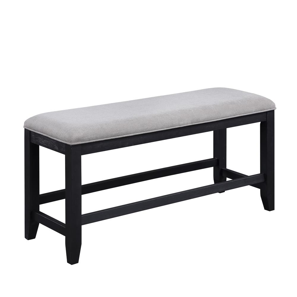 Start2Finish Yves counter bench with wooden seat and metal legs, ideal as stylish furniture for entryways or kitchens.