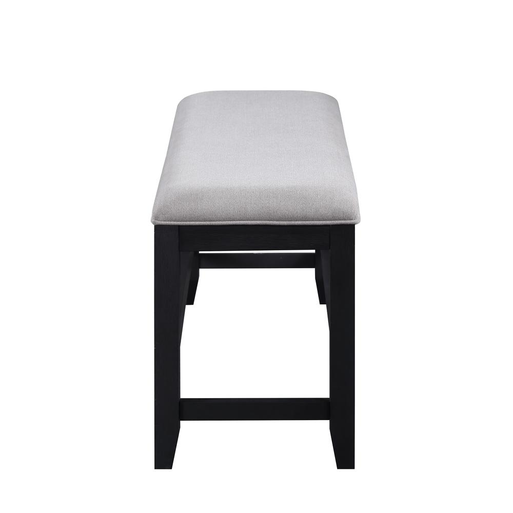 Yves Counter Bench by Start2Finish, modern furniture piece with wooden top and sleek metal legs, ideal for entryway or living space.