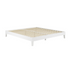 Start2Finish Nix Solid Wood King Platform Bed in white, showcasing a sturdy wooden frame and clean, modern design.