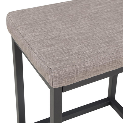 Yukon Counter Bar with two stools from Start2Finish, featuring a modern design and wooden finish for stylish home seating.