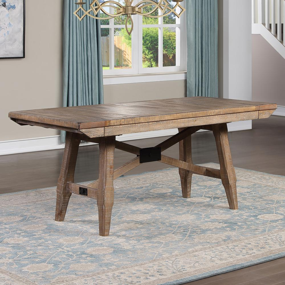 Riverdale dining table by Start2Finish, showcasing a modern wooden table with a smooth surface and sturdy legs.