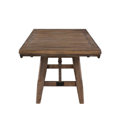 Start2Finish Riverdale dining table with wooden top and sturdy legs, ideal for family and dining room settings.