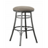 Backless Bali 30-inch bar stool by Start2Finish with wooden legs and cushioned seat, ideal for modern kitchen or bar area.