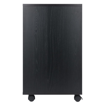 Black Halifax cabinet from Start2Finish, a stylish furniture piece with a sleek finish and modern design, shown in the image.