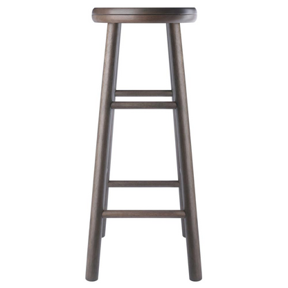 Shelby 2-piece swivel seat bar stool set by Start2Finish in oyster gray with cushioned seats and modern design.