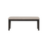 Start2Finish Harington Bench featuring a wooden seat and metal legs, ideal for entryways or living room seating.