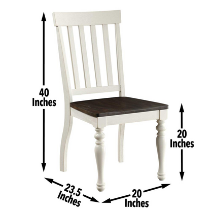 Set of two Joanna side chairs by Start2Finish, featuring wooden legs and upholstered seats in a modern design.