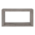 Start2Finish Pinedale Sofa Table with wooden finish, featuring a sleek design and spacious surface for living room decor.