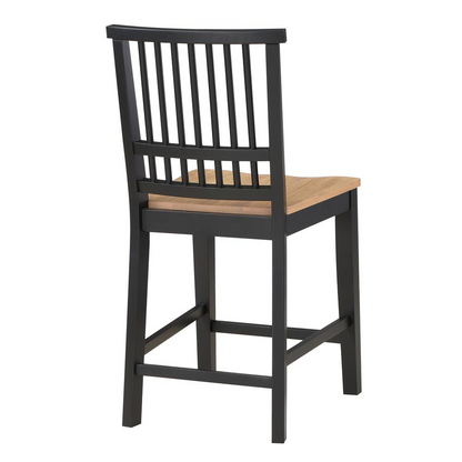 Magnolia Counter Chair by Start2Finish featuring a wooden frame and upholstered seat in a modern design.