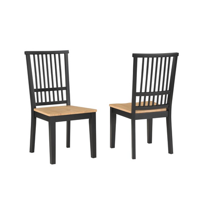 Magnolia Side Chair by Start2Finish featuring a sleek wooden frame and upholstered seat, perfect for dining or accent use.