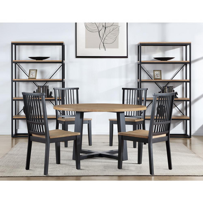 Magnolia Side Chair by Start2Finish featuring a wooden frame with a cushioned seat and backrest in neutral fabric.