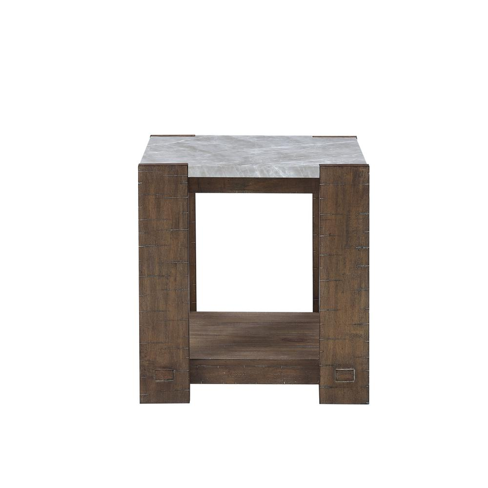 Libby Sintered Stone End Table by Start2Finish, showing a modern furniture piece with a sleek, durable surface and minimalist design.