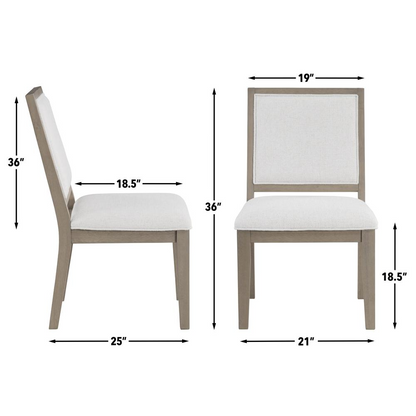 Start2Finish Lily Side Chair with wooden legs and upholstered seat, showcasing a stylish, modern design for dining or office use.